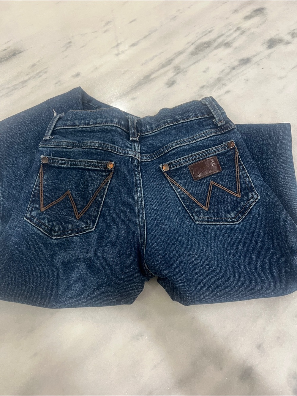 Wrangler Retro Dark Blue boys sz. 10 Boot Cut Jeans